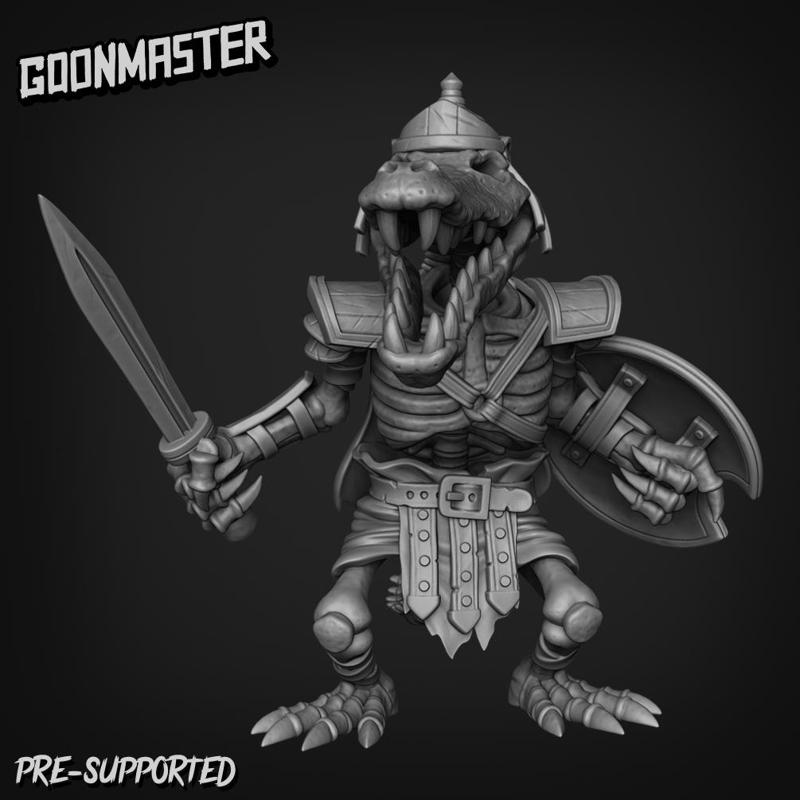 Crocodile Skeleton Warrior 3