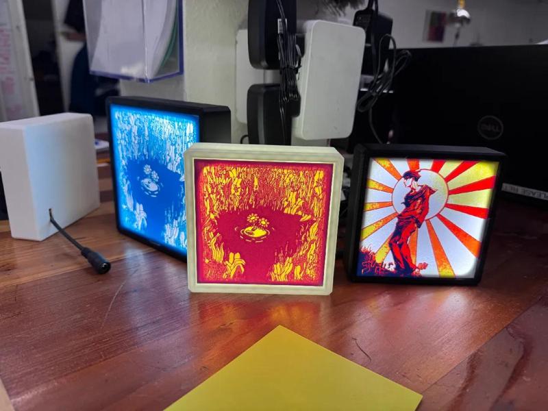 3D Printed Lithophane Lightbox   