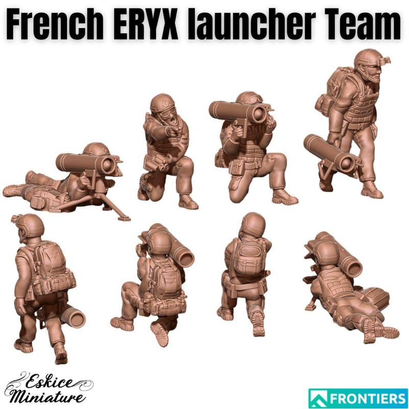 French ERYX Launcher team - 28mm