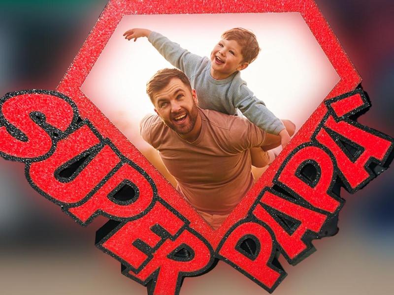 Super Dad Photo Frame