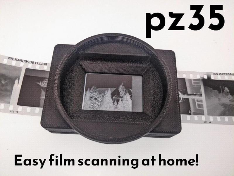 pz35 - Easy film scanning at home! DSLR/Mirrorless   
