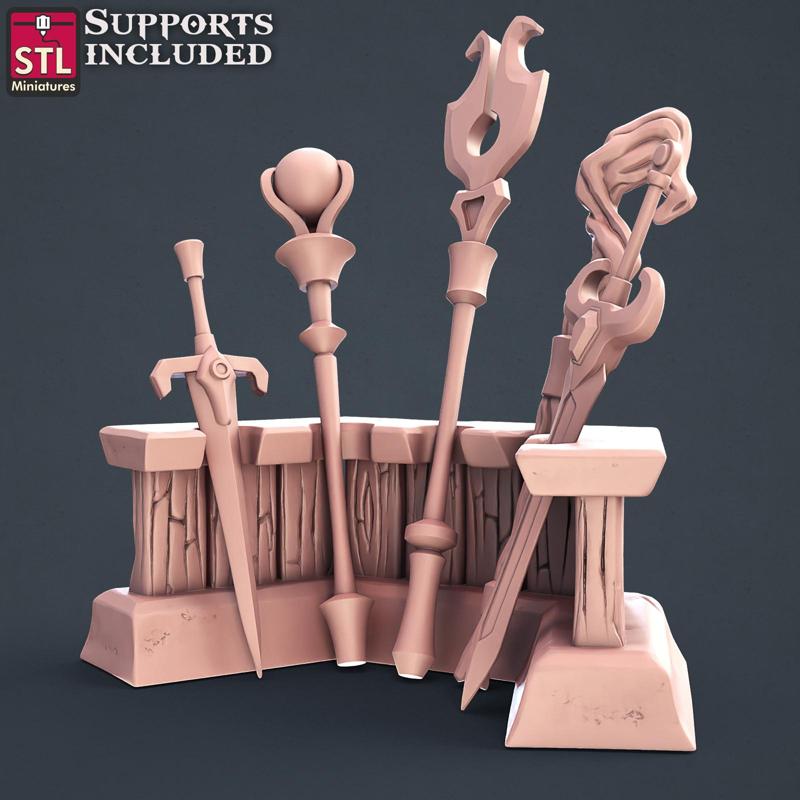 Wizard Weapon Rack