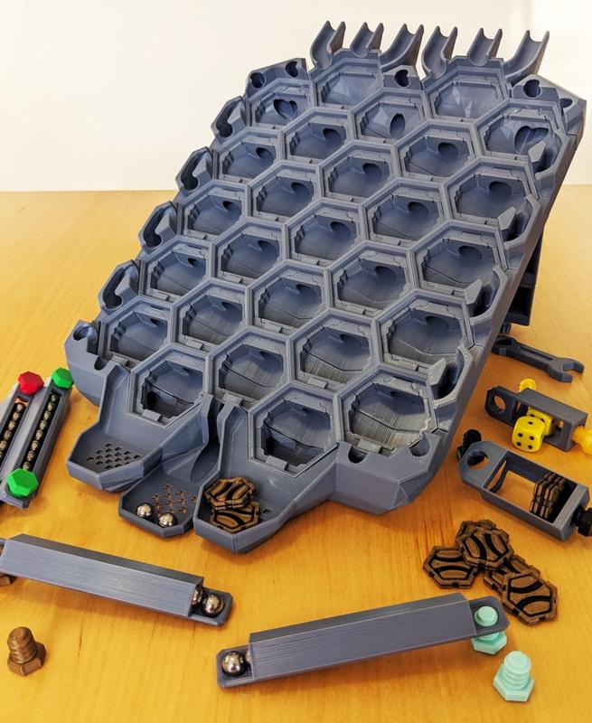 Super Fancy Remix of the Hextraction Game Board