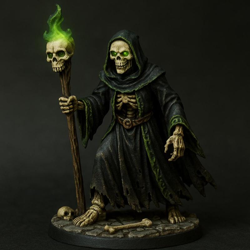 Skeleton Mage Miniature