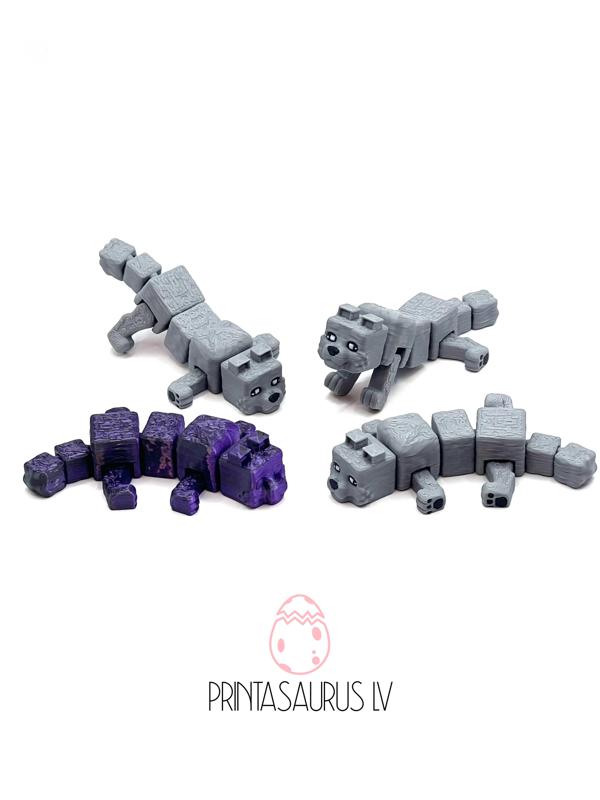 Dennis the Minecraft Wolf.stl