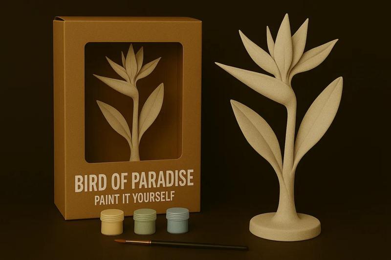 Bird of Paradise – Paint-It-Yourself   
