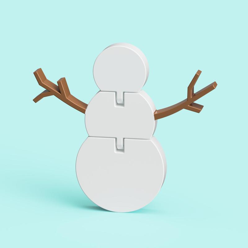 Articulated Snowman