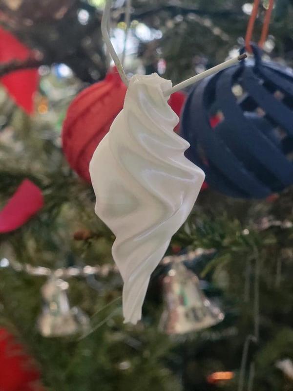 Holiday Hanging Ornament Swirl- Vase Mode! Spiralized!