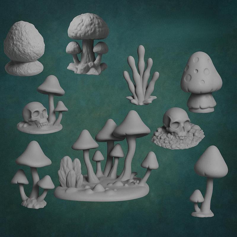 Sporelands: Fungal Bundle – Terrain Set