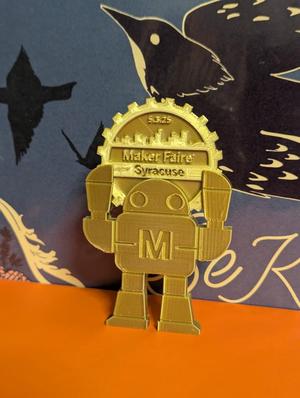 Maker Faire Syracuse 2025 - Maker Coin & Stand