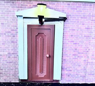 Dolls house door and frame