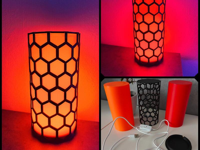 Hexagon Lamp 001