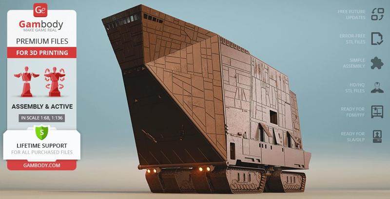 Sandcrawler 3D Printing Model | Assembly + Active