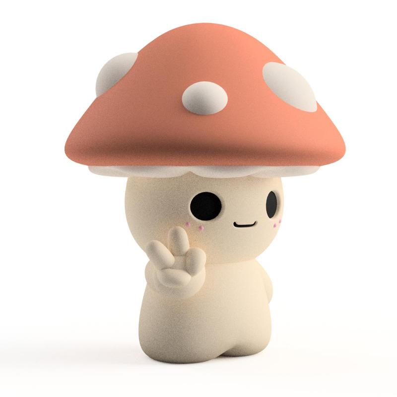 3D Printable Mushroom Baby Figure: Game of Shrooms 2024