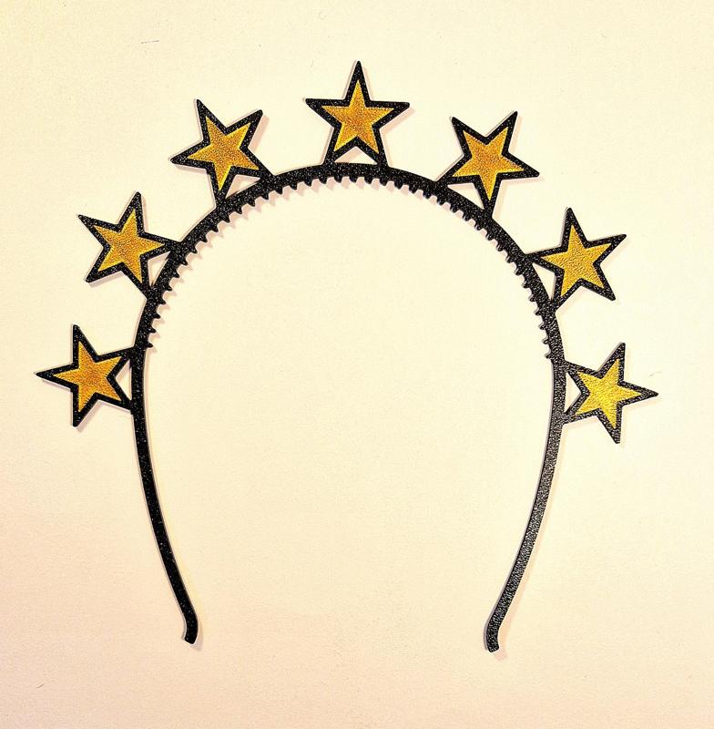 Haarreif Haarband mit Sternen