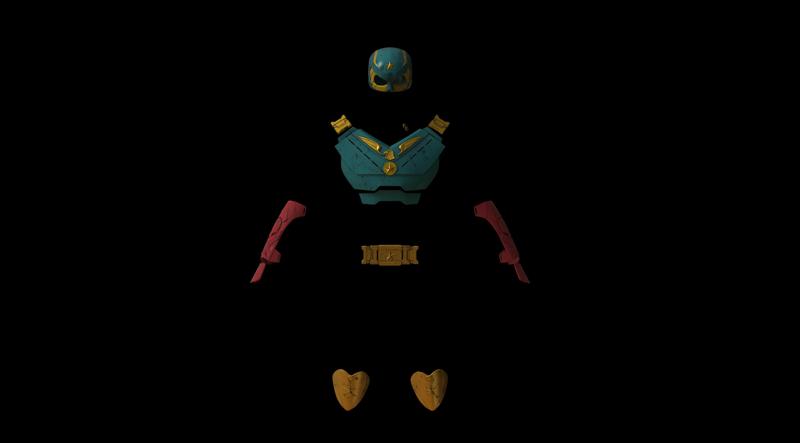 Soldier Boy Armor and Shield from The Boys