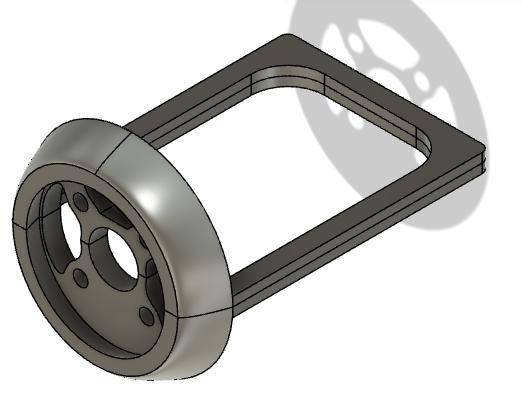 Control Line RC Plane Motor Mount