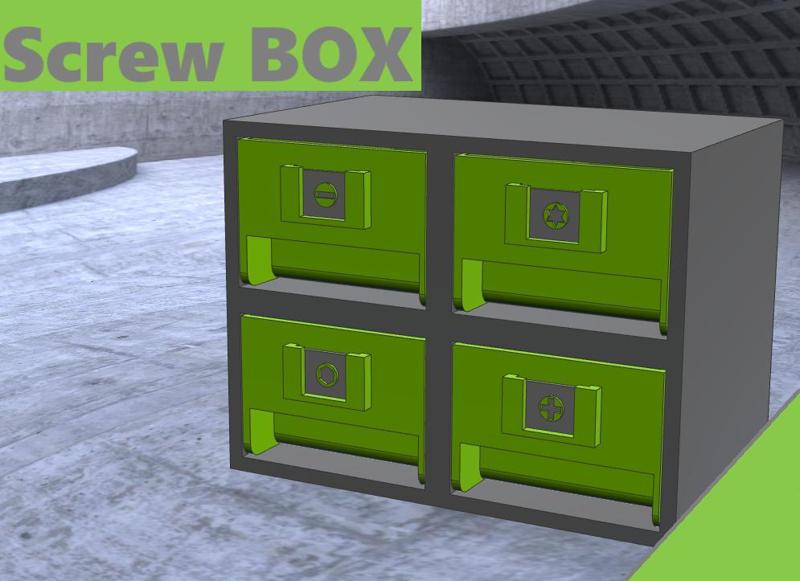 Screw box/workbench embellishment   Schraubenbox/Werkbankverschönerung