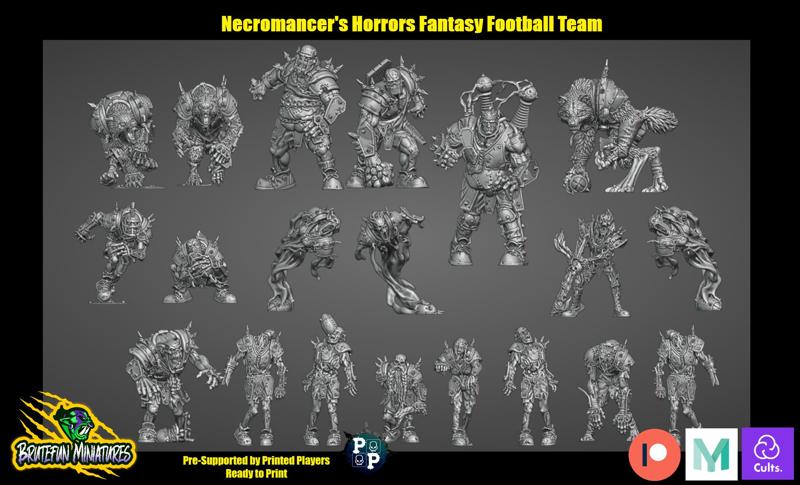 Fantasy Football Necromancer's Horror Team Bundle - PRESUPPORTED