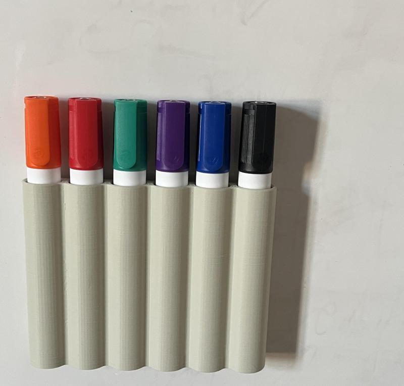 Whiteboard Pencil Holder - for 6 Pens with a diameter of 17mm