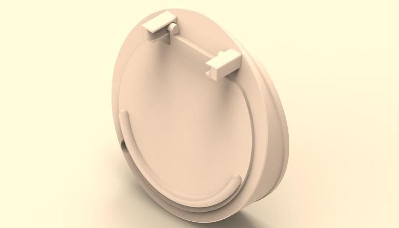 Check valve for AVE VNDC 100 bathroom air extractor - Valvola di non ritorno per aspiratore bagno AVE VNDC 100