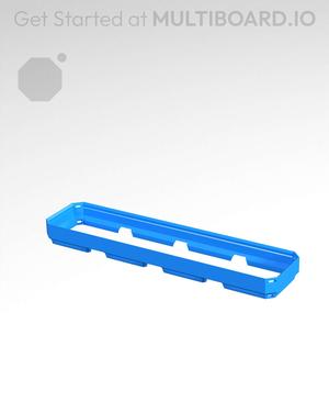 4x1x0.25 - Simple Walls - Universal Click-In Multibin Shell Extension