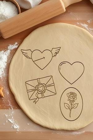 Love Set Cookie Cutter, Biscuit Cutter