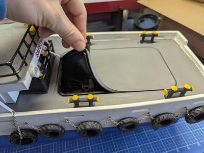 Utility Ship - Deck with TPU hatch (watertight)