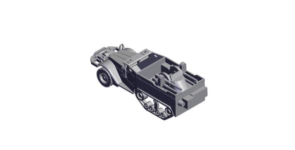 1/87 Scale M16 Half Track.stl