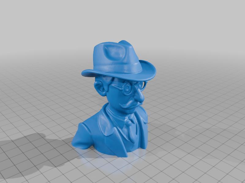 Cartoon 40's New York City Detective