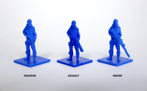 Print and Conquer Foot Units