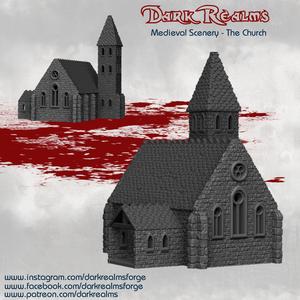 Dark Realms Medieval Scenery - The Church