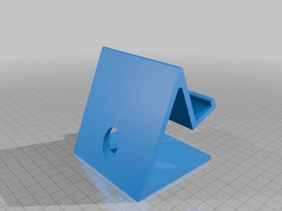 Desktop/Nightstand phone-tablet holder. 