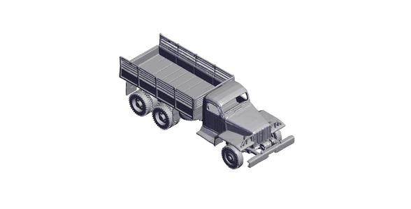 1/87 Scale CCKW 352 CARGO TRUCK.stl