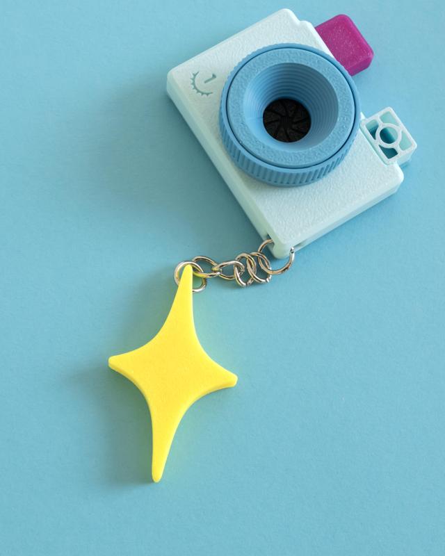 Starburst // Flatland Keychain Magnet