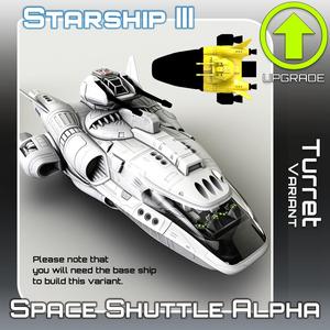 Space Shuttle Alpha Turret Variant Upgrade