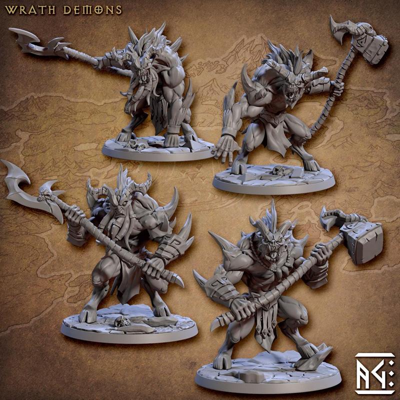 Wrath Demons - 4 Modular Units - Abyss Demons