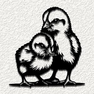 baby chicks chicken farm wall art home decor