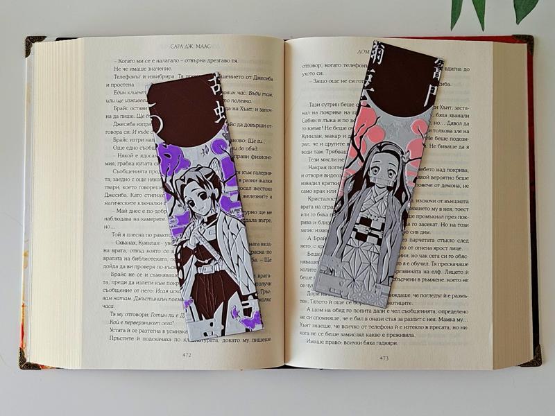 Nezuko & Shinobu - Demon Slayer Bookmarks Set 4/8