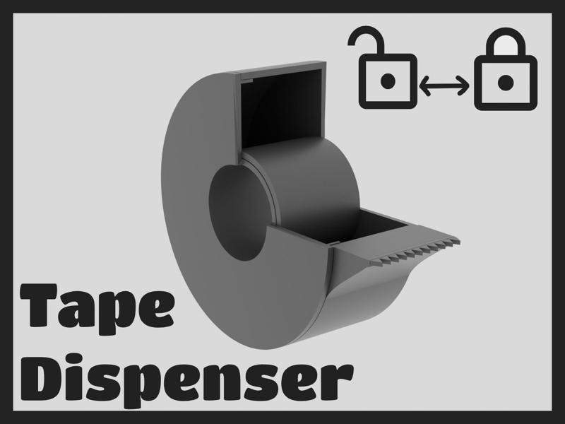 Compact Tape Dispenser