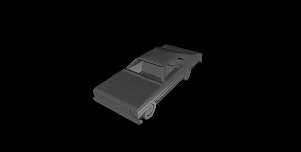 1/87 Scale Plymounth Duster 1972.stl