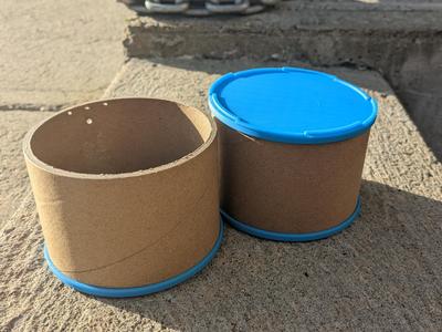 Spool Core Lid - Stackable Design
