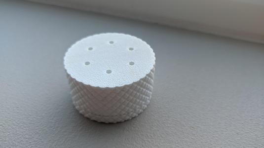 Mini container for powder (baby powder, talcum, spices)