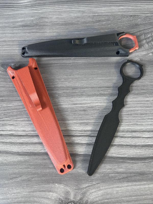 Prop Training Knife and Sheath