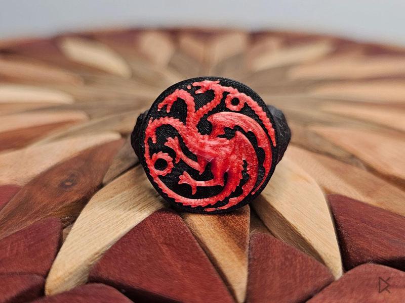 House Targaryen Ring Signet - Game of Thrones