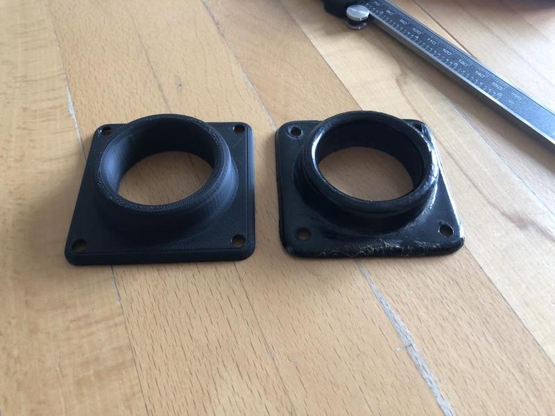 Airplane airduct cover replacement