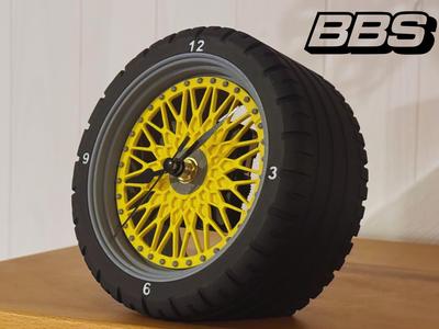 BBS Wheel Clock