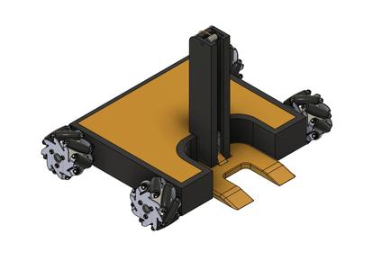 3D printable Mecanum Forklift (With Sensor Mounts)