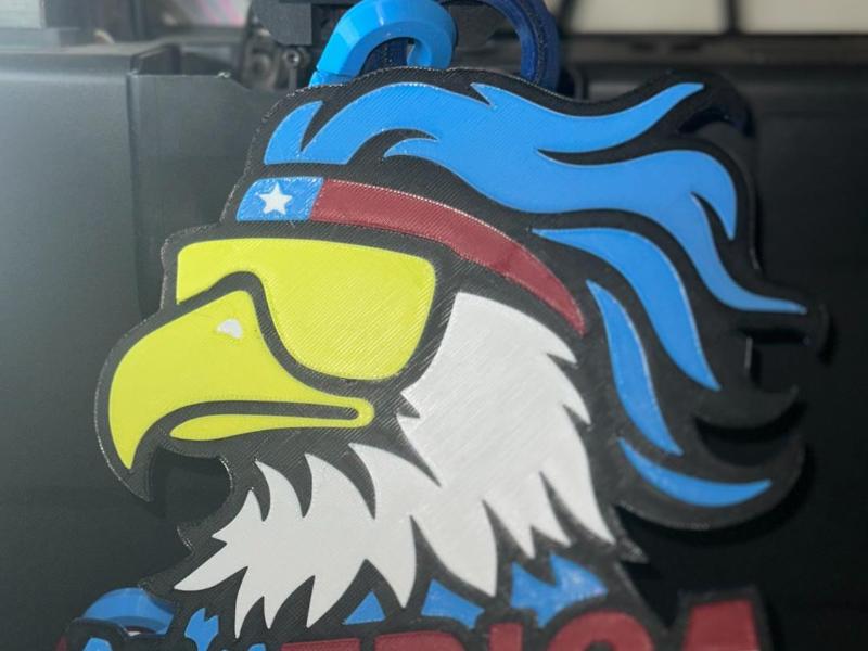 Merica chain pendant