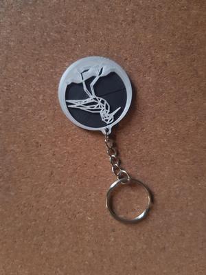 Black-winged stilt keychain